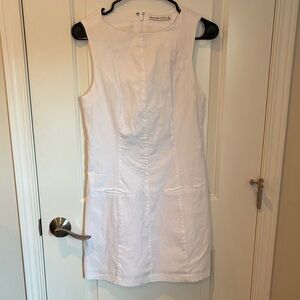 Abercrombie White Sleeveless Mini Dress